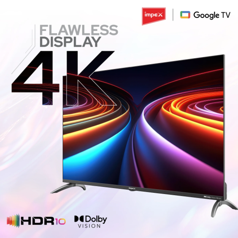 Impex evoQ UHD Smart LED TV | 139 cm (55 inch) | Dolby Atmos | 55S4RLC3 Impex evoQ UHD Smart LED TV | 139 cm (55 inch) | Dolby Atmos | 55S4RLC3