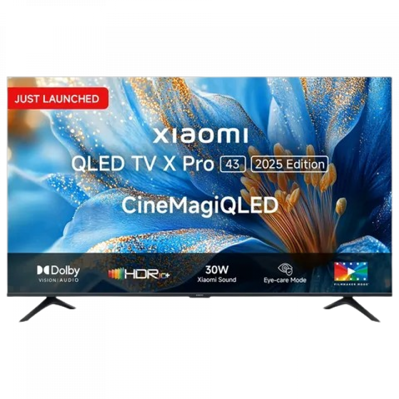 Xiaomi X Pro Series QLED Google TV | 109.22 cm (43 inch) | 4K Ultra HD Smart with Google Voice Assistant | ELA6002IN Xiaomi X Pro Series QLED Google TV | 109.22 cm (43 inch) | 4K Ultra HD Smart with Google Voice Assistant | ELA6002IN