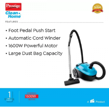 Prestige Typhoon 04 Dry Vacuum Cleaner | Reusable Dust Bag | Blue | 42654 Prestige Typhoon 04 Dry Vacuum Cleaner | Reusable Dust Bag | Blue | 42654