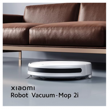 MI Xiaomi Robot Vacuum-Mop 2i 2200 Pa Powerful Suction 450 mL | Electronically Controlled | 270 mL Water Tank | remotely via app Alexa GA Enabled | White