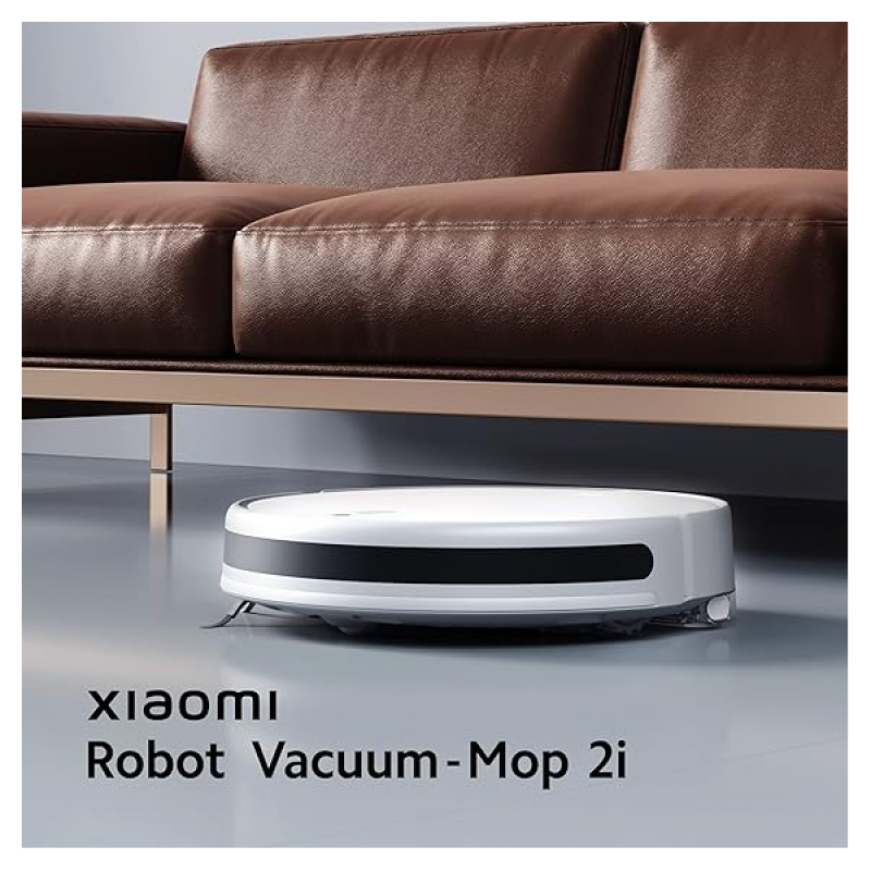 MI Xiaomi Robot Vacuum-Mop 2i 2200 Pa Powerful Suction 450 mL | Electronically Controlled | 270 mL Water Tank | remotely via app Alexa GA Enabled | White MI Xiaomi Robot Vacuum-Mop 2i 2200 Pa Powerful Suction 450 mL | Electronically Controlled | 270 mL Water Tank | remotely via app Alexa GA Enabled | White