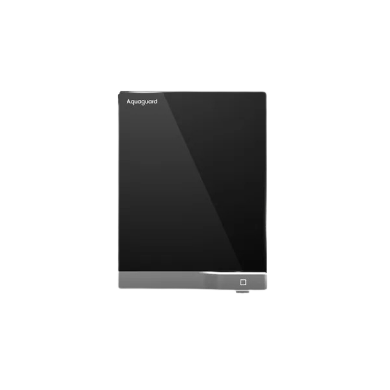 Aquaguard Slimtech Glass UV Storage Copper Water Purifier |  3L | Active Copper Zinc Booster | Black & Silver