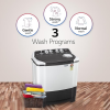 LG Semi Automatic Top Load Washing Machine | 7.5 kg | 5 Star | Dark Gray | P7510RGAZ