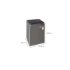 LG Inverter Turbo Drum Fully Automatic Top Loading Washing Machine | 8 Kg | 5 Star | Black | T80SNMB1Z