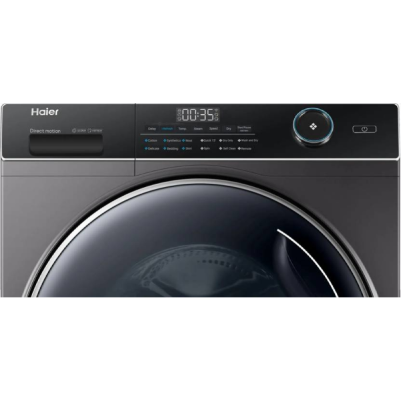 Haier Fully Automatic Front Load Washing Machine | with In built Heater | 9 kg | Black | HW90 DM14959CBKU1 Haier Fully Automatic Front Load Washing Machine | with In built Heater | 9 kg | Black | HW90 DM14959CBKU1