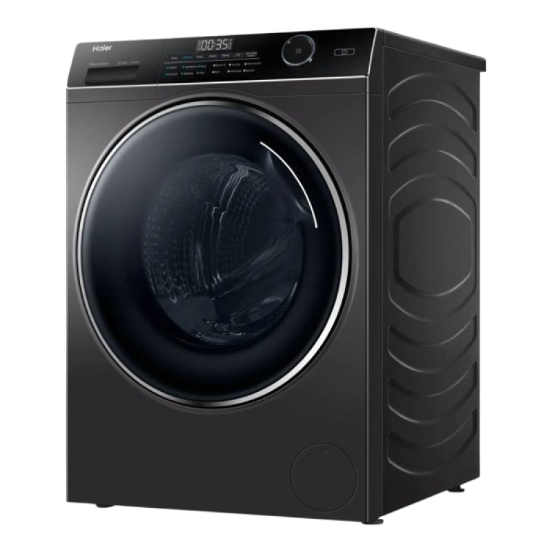 Haier Fully Automatic Front Load Washing Machine | with In built Heater | 9 kg | Black | HW90 DM14959CBKU1 Haier Fully Automatic Front Load Washing Machine | with In built Heater | 9 kg | Black | HW90 DM14959CBKU1