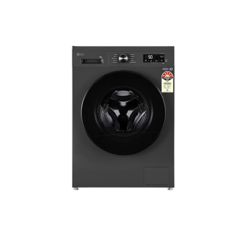 LG Fully Automatic Front Load Washing Machine | 8 kg | In-built Heater | Grey Black | FHB1208Z4M LG Fully Automatic Front Load Washing Machine | 8 kg | In-built Heater | Grey Black | FHB1208Z4M