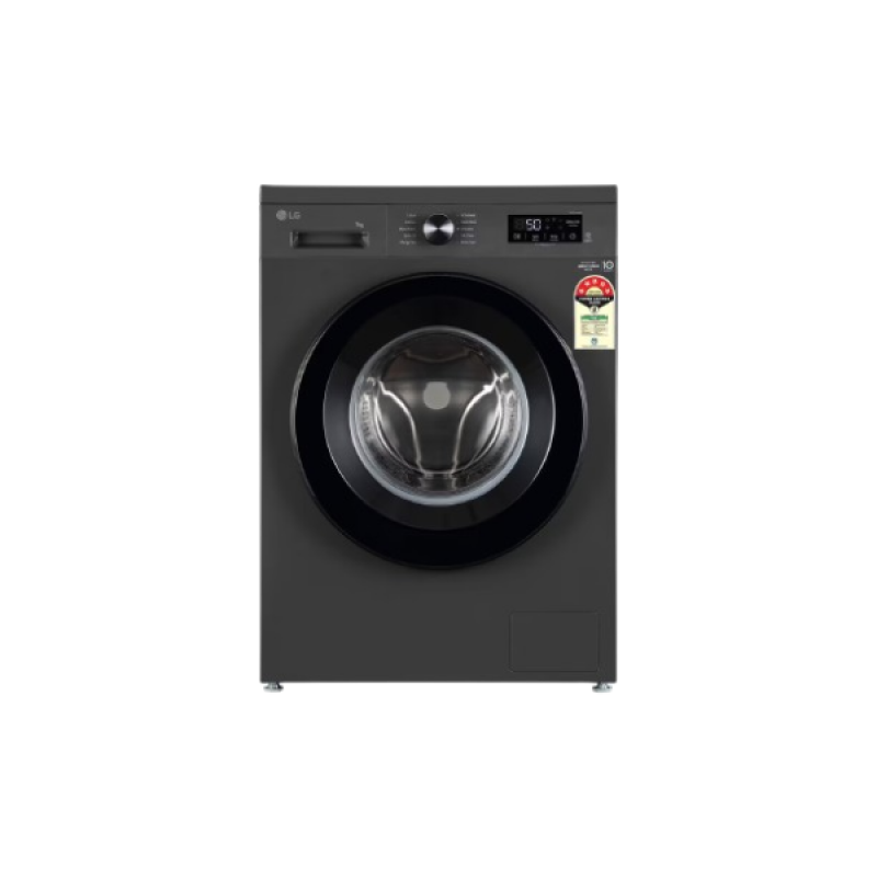 LG Front Load Washing Machine | Inverter Direct Drive | 7 kg | Middle Black | FHB1207Z2M