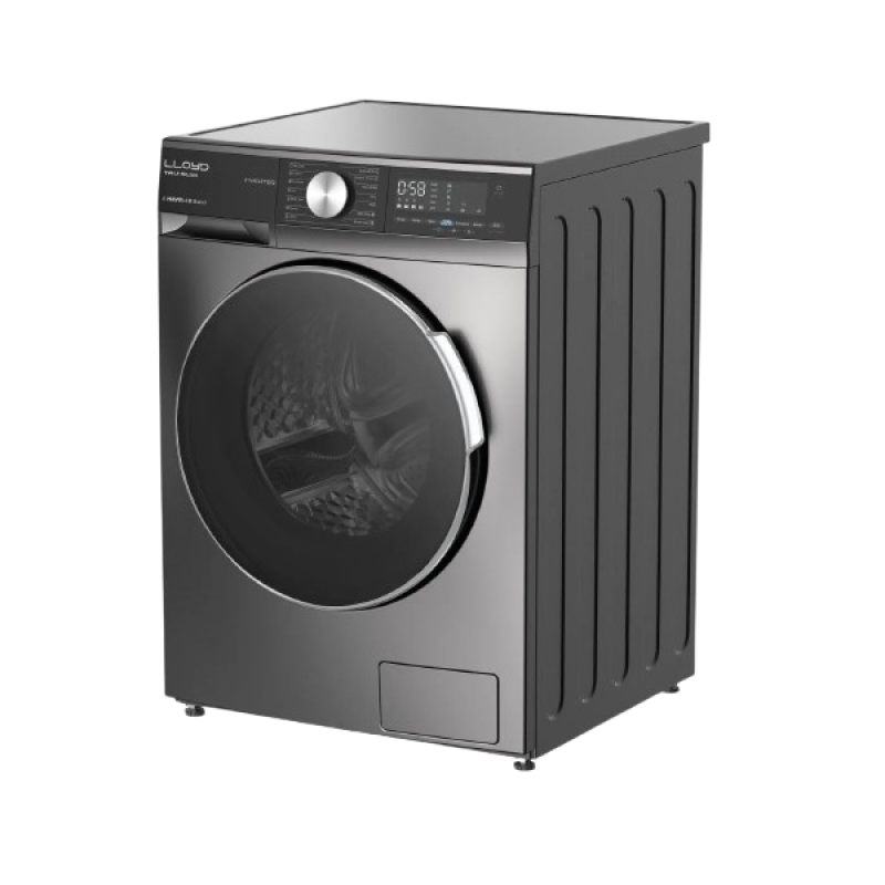 Lloyd Fully Automatic Front Load Washing Machine | 7 Kg | Graphite Black | GLWF703TSGGB Lloyd Fully Automatic Front Load Washing Machine | 7 Kg | Graphite Black | GLWF703TSGGB