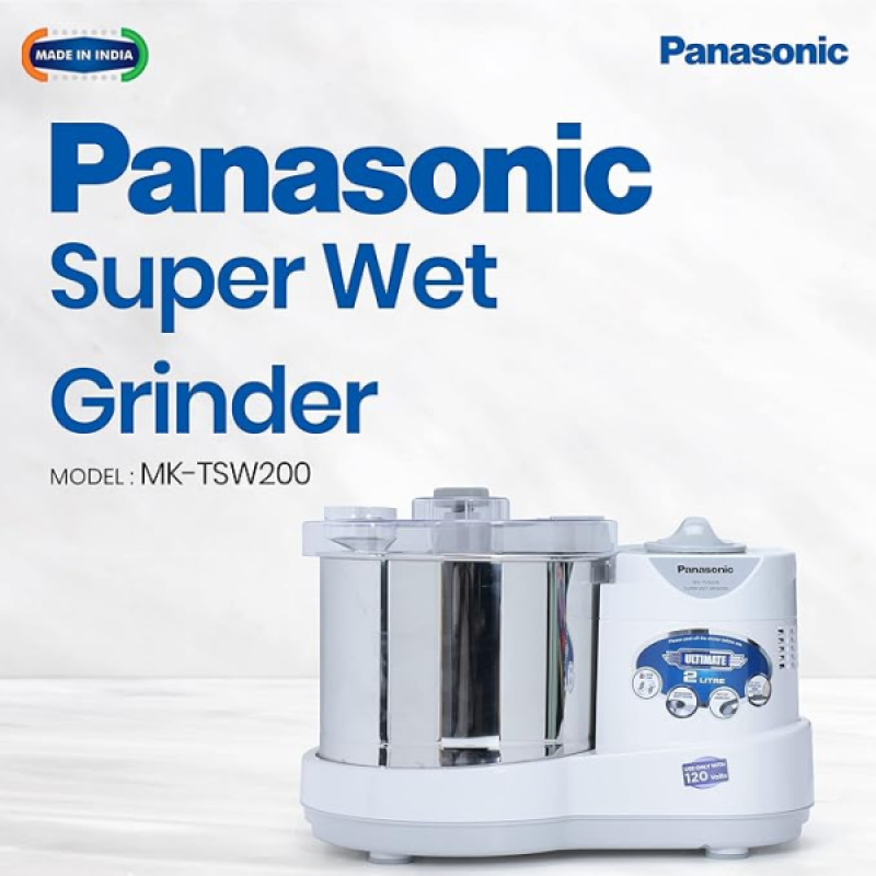 Panasonic Wet Grinder | 2 L | White | MK-SW 200 Panasonic Wet Grinder | 2 L | White | MK-SW 200
