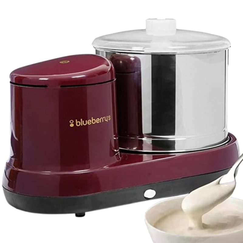 Blueberrys Tabletop Wet Grinder | 150W | 2 L | Cherry Red Blueberrys Tabletop Wet Grinder | 150W | 2 L | Cherry Red