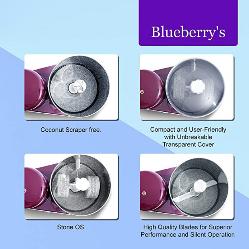 Blueberrys Tabletop Wet Grinder | 150W | 2 L | Cherry Red Blueberrys Tabletop Wet Grinder | 150W | 2 L | Cherry Red