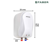 Faber Instant Water Geyser | FWG Insta | 3 L | 3000 W | White