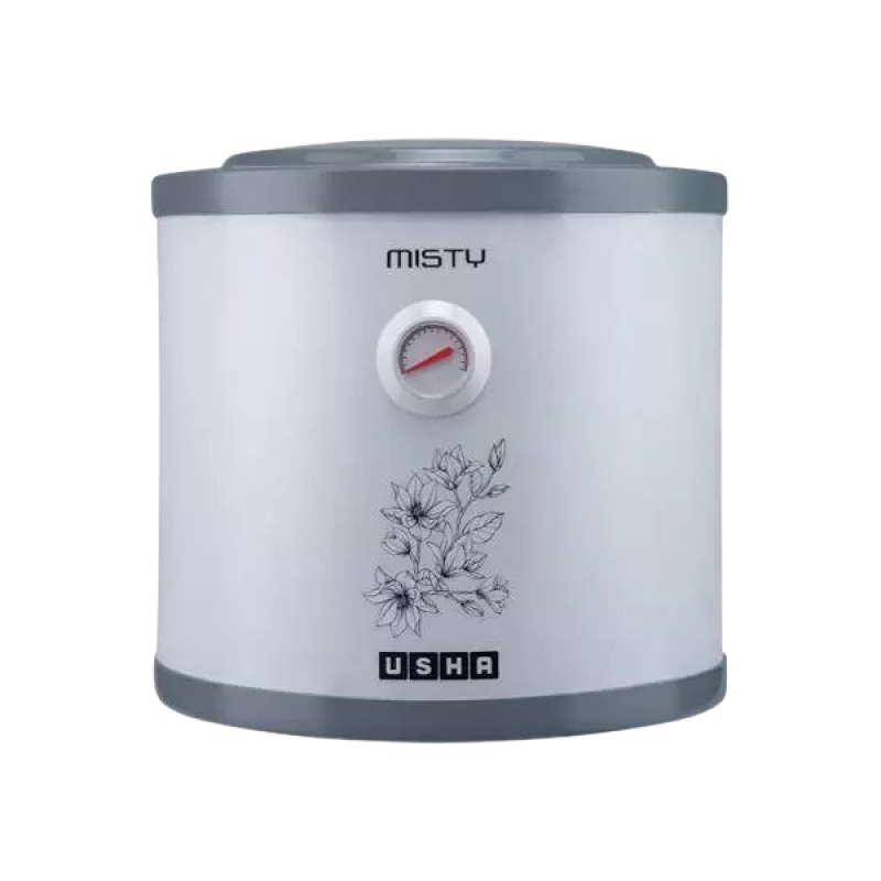 USHA Storage Water Heater | 6 L | Misty Grey Magnolia