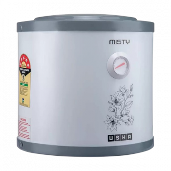 Usha Misty Storage Water Geyser | 10 L | Grey Magnolia