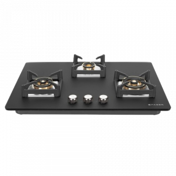 Faber HOB BELLA HT 753 BR AI FFD Automatic Hob | 3 Burner | Glass Top | Black