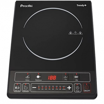 Preethi Trendy Plus 116 Induction Cooktop | 1600 W | Black