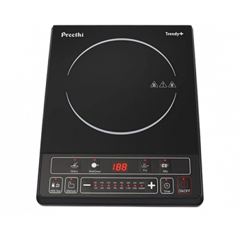 Preethi Trendy Plus 116 Induction Cooktop | 1600 W | Black