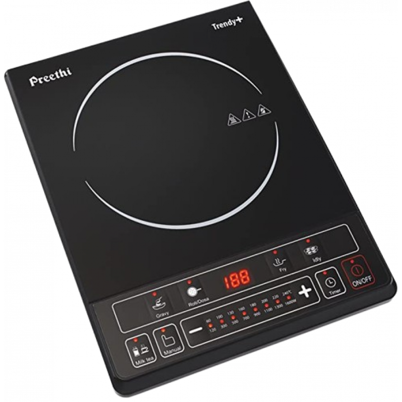 Preethi Trendy Plus 116 Induction Cooktop | 1600 W | Black Preethi Trendy Plus 116 Induction Cooktop | 1600 W | Black