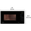 LG Solo Microwave Oven | 20 L | Black | MS2043DB