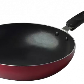 Blueberry’s Premium Nonstick Kadai Tawa Fry Pan Combo | Kitchen Cookware Set Combo with Glass Lid | Red Blueberry’s Premium Nonstick Kadai Tawa Fry Pan Combo | Kitchen Cookware Set Combo with Glass Lid | Red