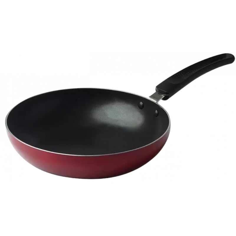 Blueberry’s Premium Nonstick Kadai Tawa Fry Pan Combo | Kitchen Cookware Set Combo with Glass Lid | Red Blueberry’s Premium Nonstick Kadai Tawa Fry Pan Combo | Kitchen Cookware Set Combo with Glass Lid | Red