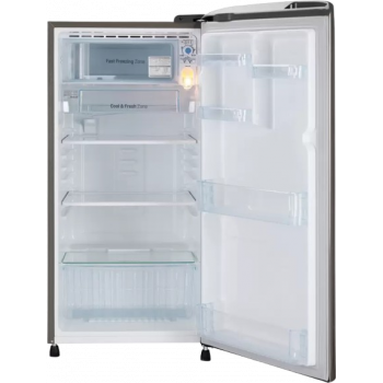 LG Direct Cool Single Door Refrigerator | 185 L | 3 Star | Shiny Steel | GL-B201APZD LG Direct Cool Single Door Refrigerator | 185 L | 3 Star | Shiny Steel | GL-B201APZD
