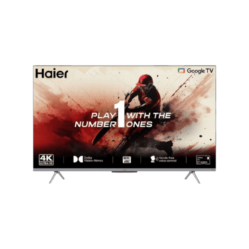 Haier 4K Smart Google TV | 140cm(55 Inch) | With Hands Free Voice Control | 55P7GT