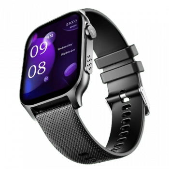 boAt Ultima Ember Smartwatch | AMOLED Display | Functional Crown | Bold Black