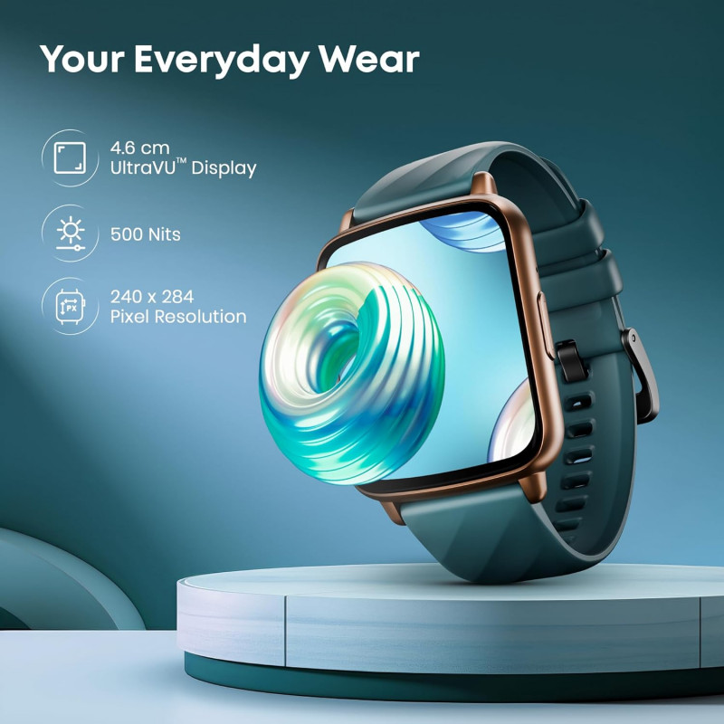 Fastrack Volt S1 Smart Watch | 1.83" Display | Silicone Strap | BT Calling | Blue Fastrack Volt S1 Smart Watch | 1.83" Display | Silicone Strap | BT Calling | Blue