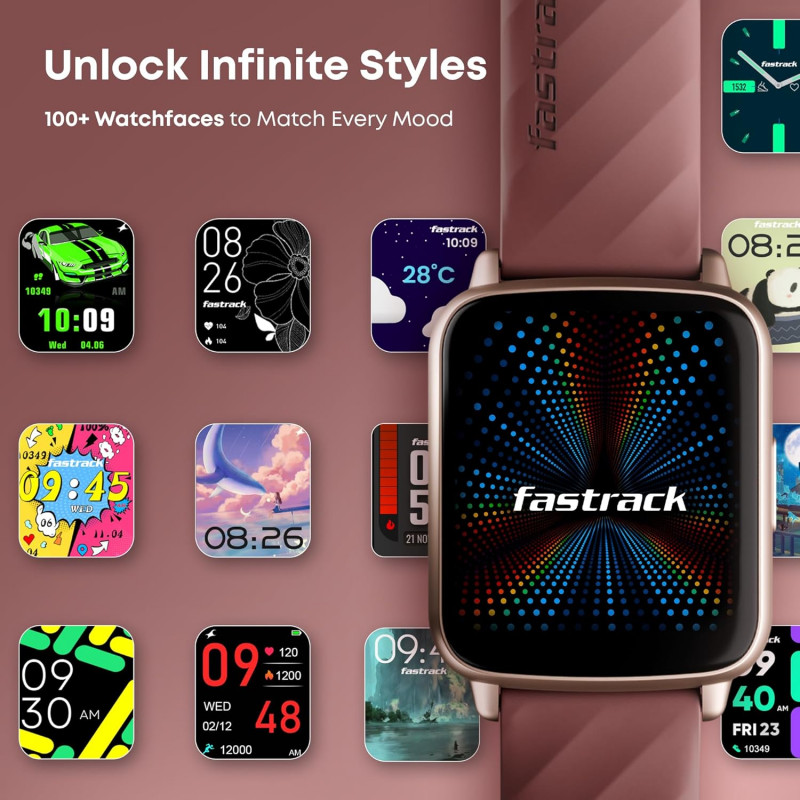 Fastrack Volt S1 Smart Watch | 1.83" Display | Silicone Strap | BT Calling | Blue Fastrack Volt S1 Smart Watch | 1.83" Display | Silicone Strap | BT Calling | Blue