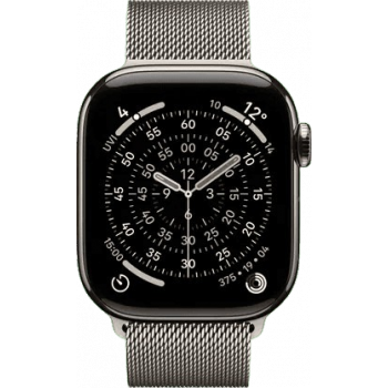 Apple Watch Series 11 | GPS + Cellular | 42mm | Natural Titanium Case Natural Milanese Loop | MF8P4HN/A