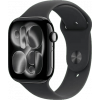 Apple Watch Series 11 | GPS | 42mm | Black Aluminium Case Black Sport Band | M/L | Black Strap | MEQU4HN/A