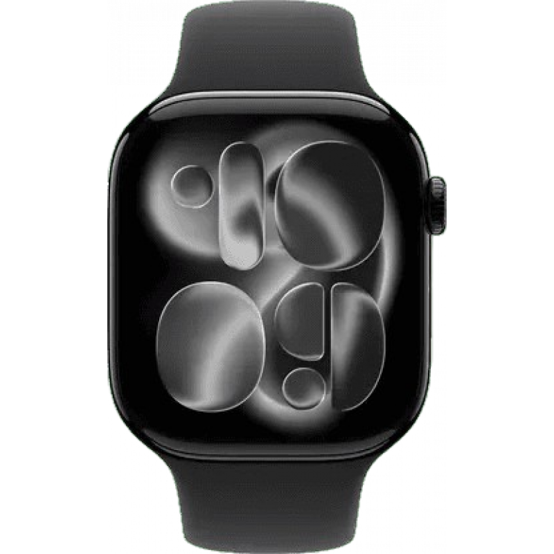 Apple Watch Series 11 | GPS | 42mm | Black Aluminium Case Black Sport Band | M/L | Black Strap | MEQU4HN/A