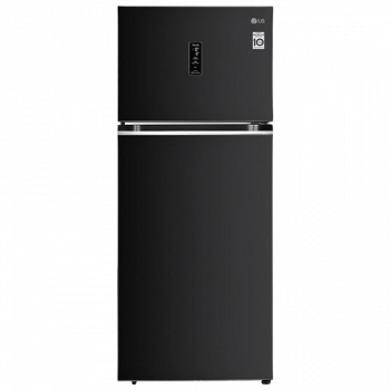 LG Double Door Refrigerator | GL-T422VESX | 423 L/3 Star | Ebony Sheen